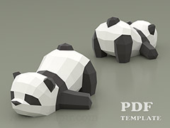 Panda endormi